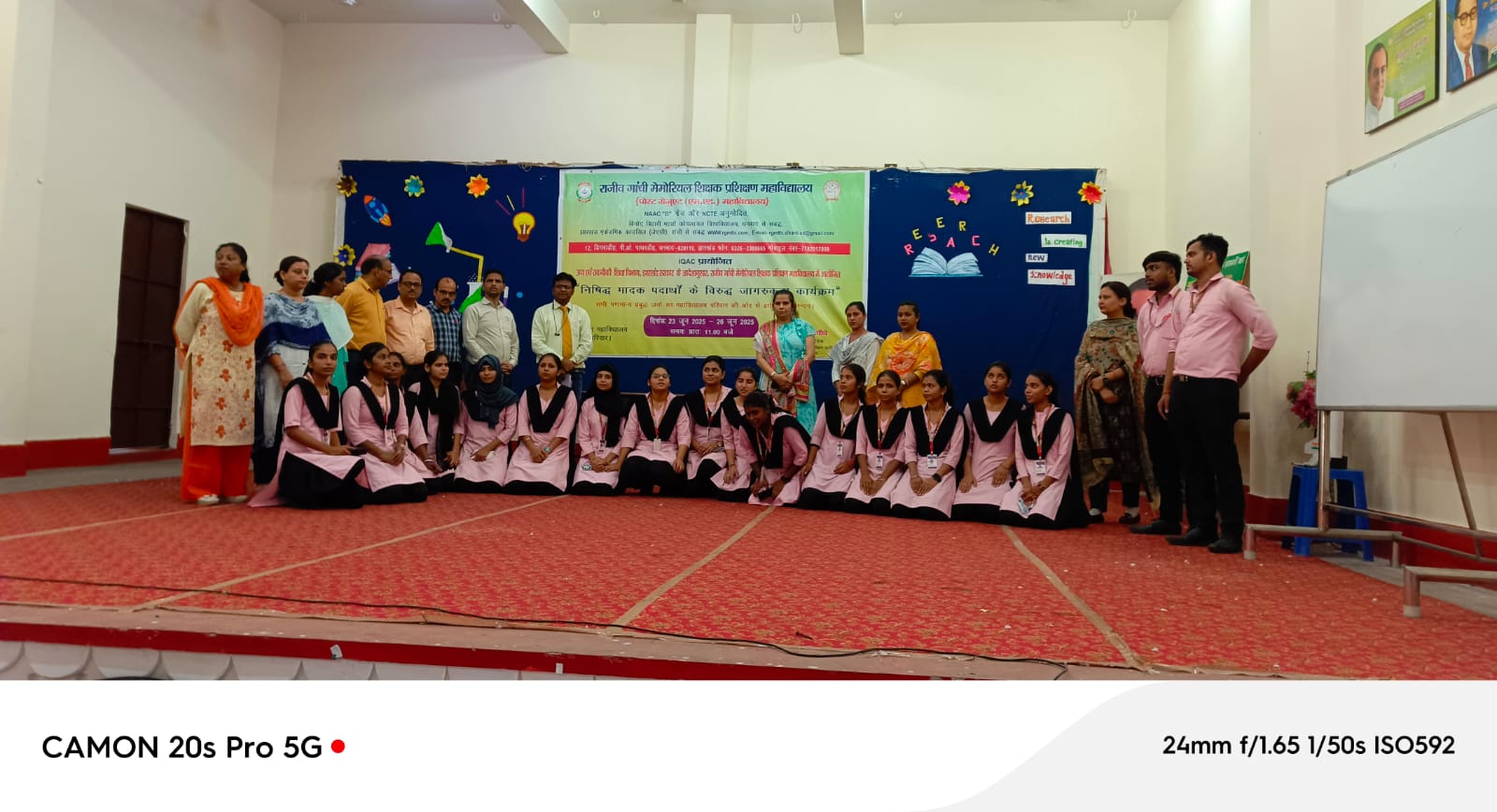 Oath on Awareness program against prohibited drugs